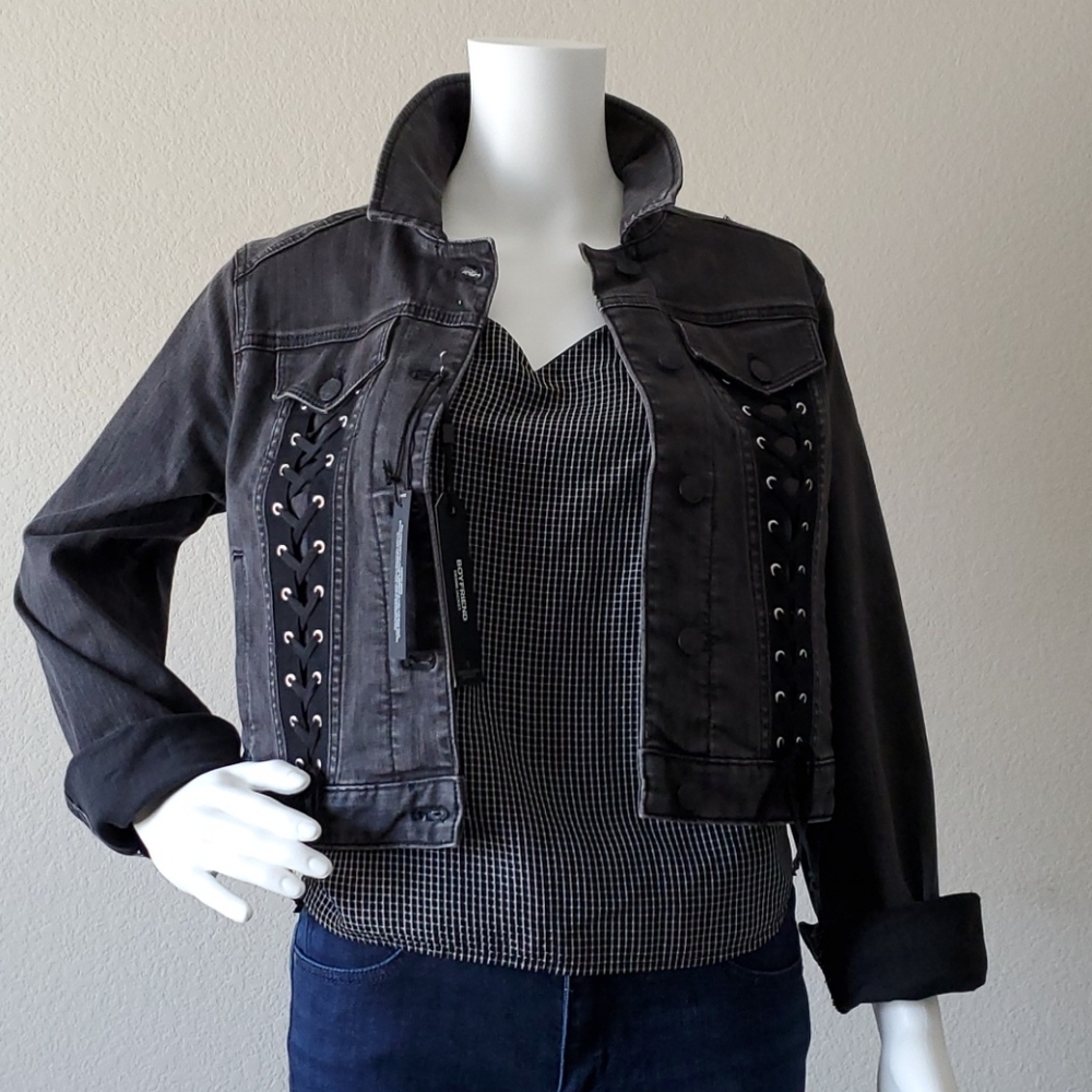 NWOT Express black demin jacket